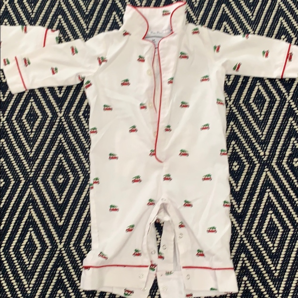Petit Plume Christmas Pajamas. Worn once.